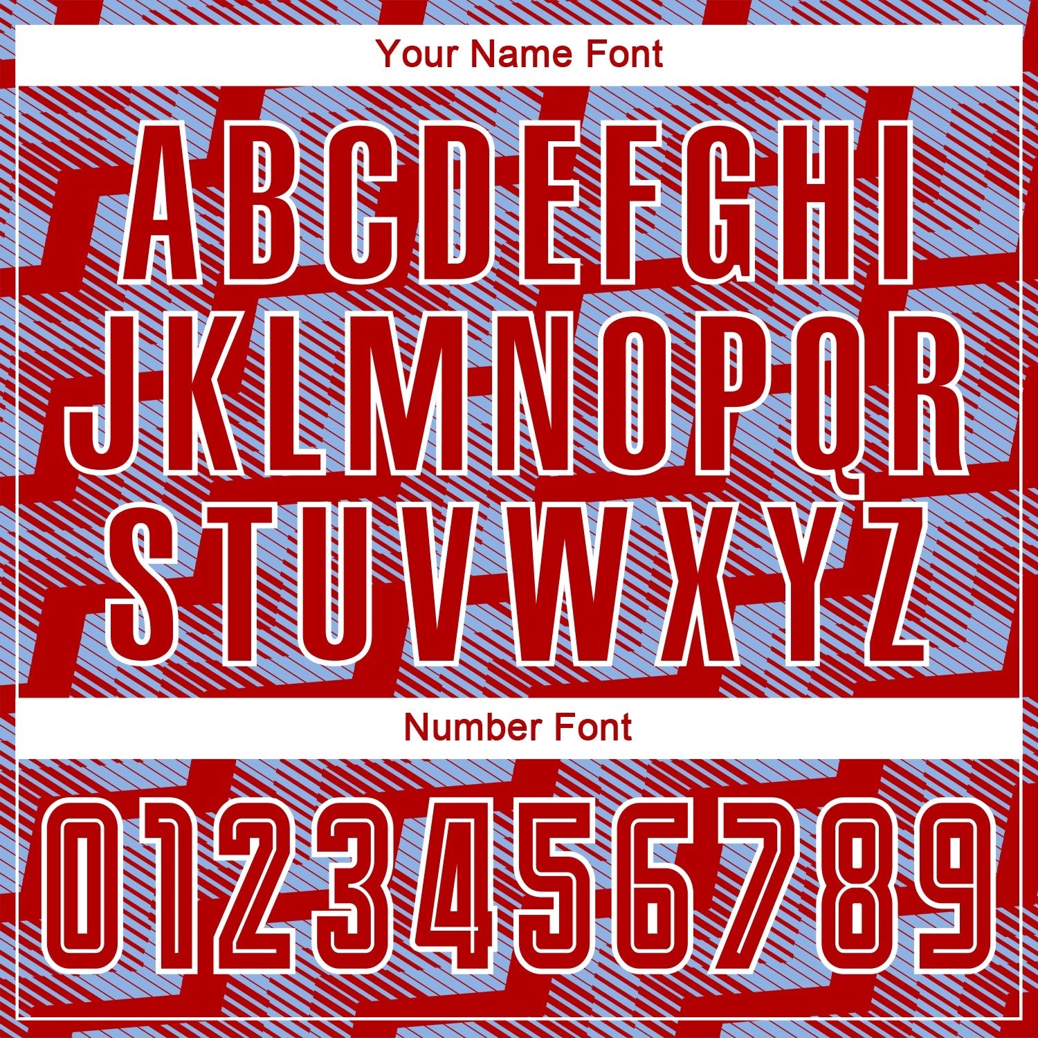 Custom Red Light Blue-White Line Sublimation Soccer Uniform Jersey