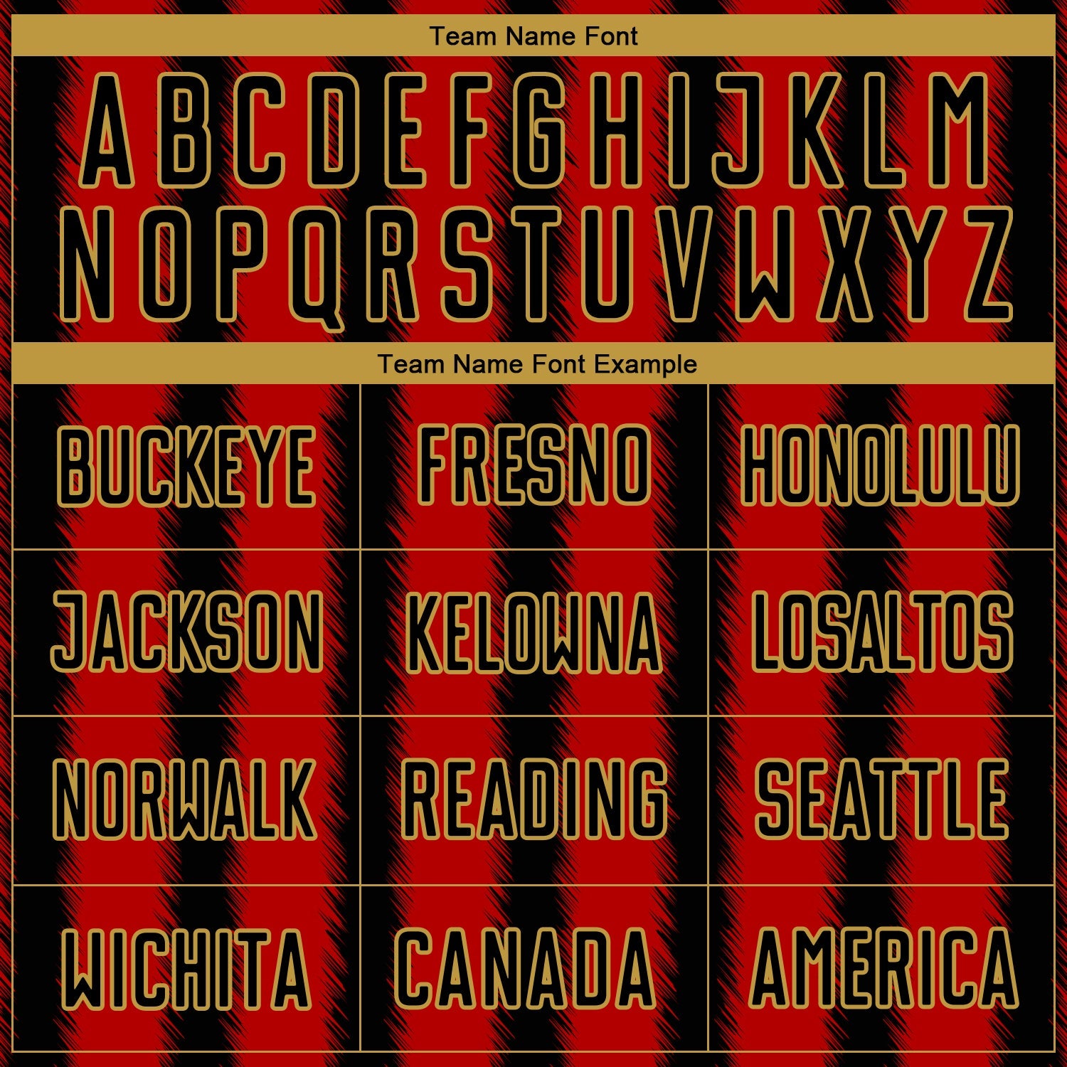 Custom Black Red-Old Gold Line Sublimation Soccer Uniform Jersey