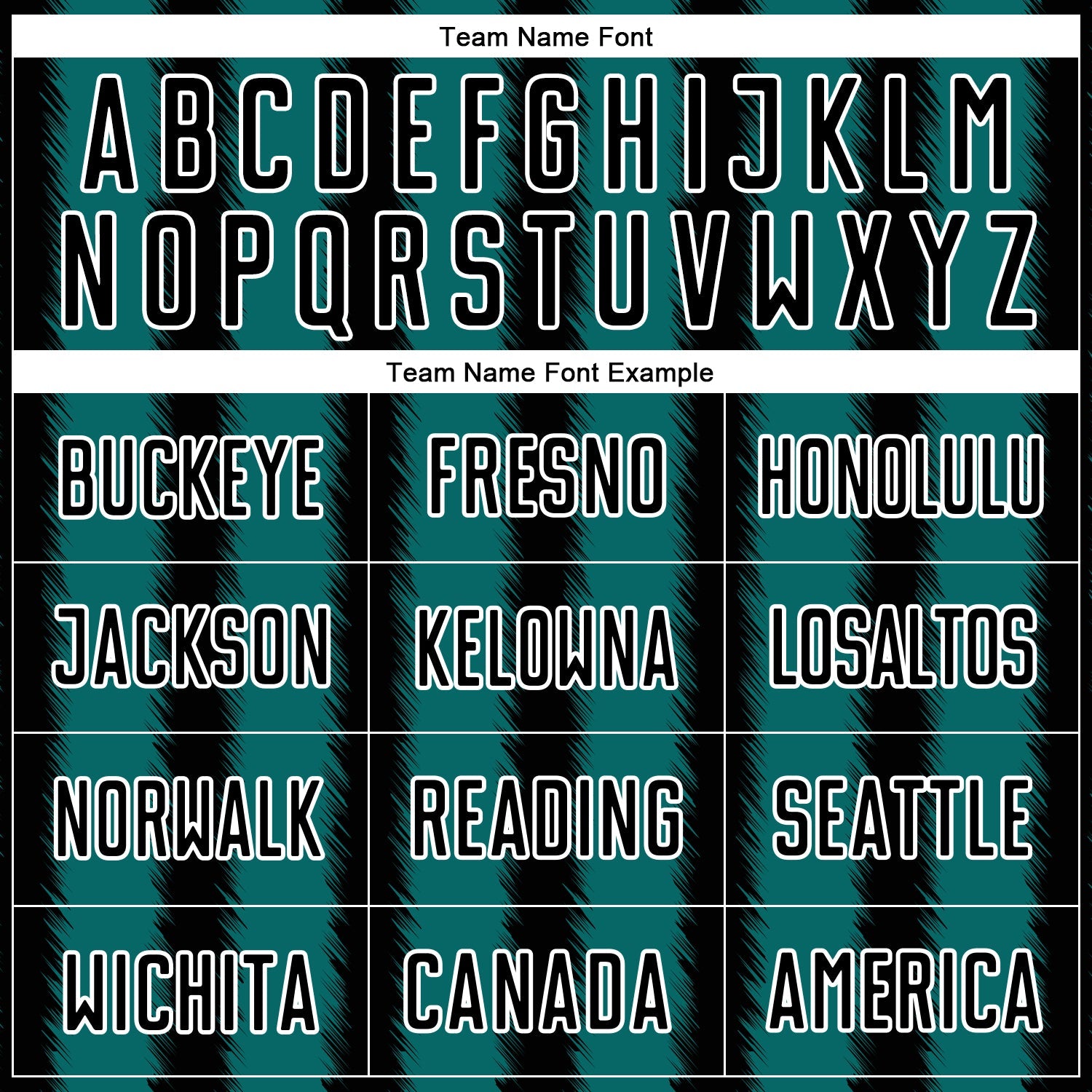 Custom Black Teal-White Line Sublimation Soccer Uniform Jersey