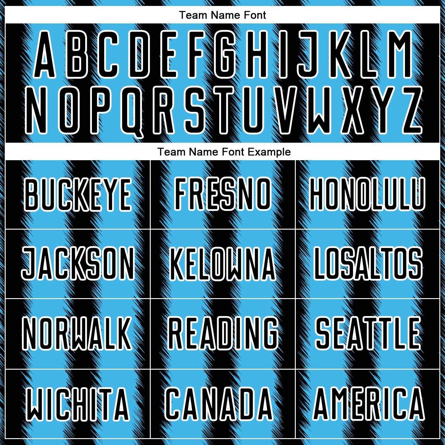 Custom Black Sky Blue-White Line Sublimation Soccer Uniform Jersey