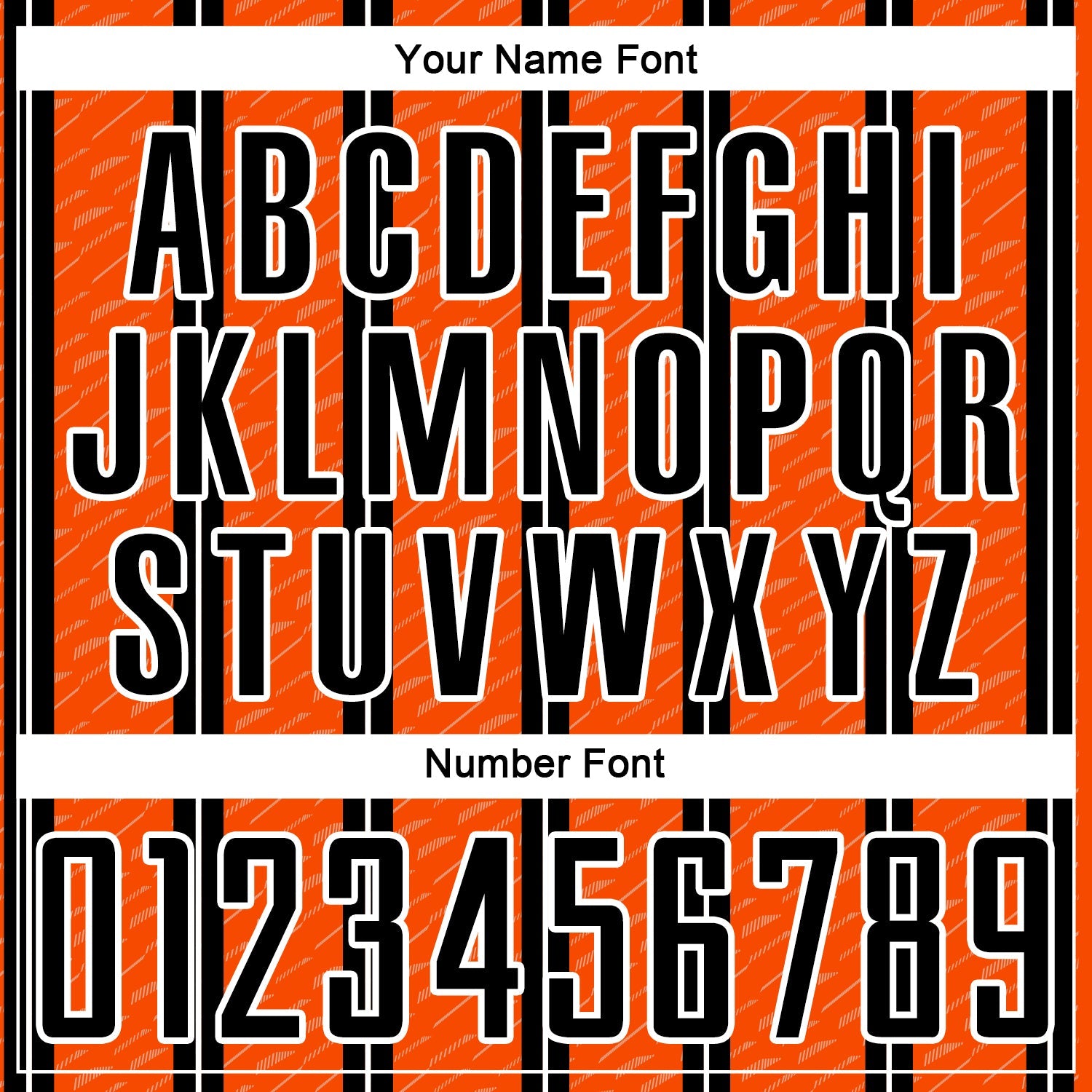 Custom Black Orange-White Line Sublimation Soccer Uniform Jersey