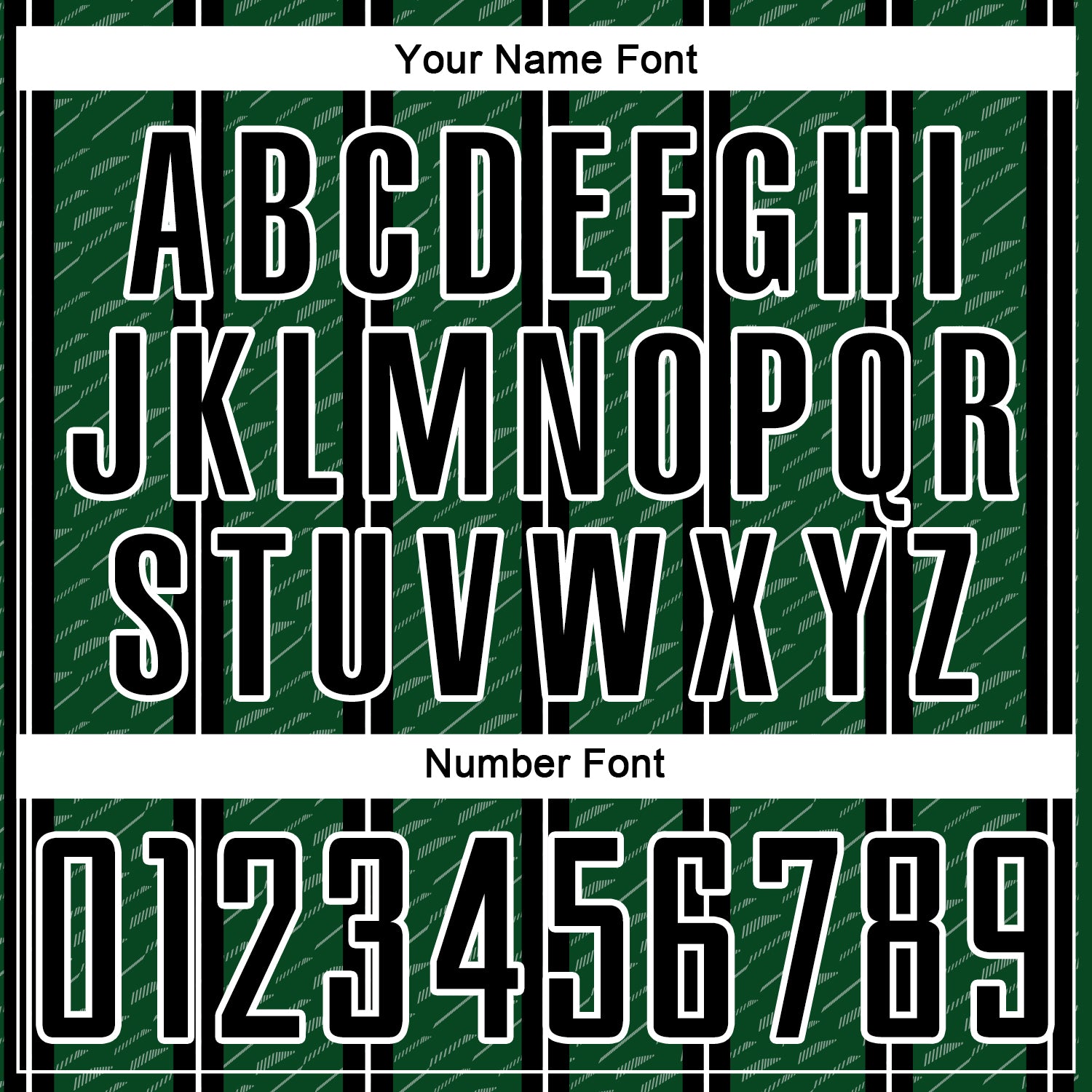 Custom Black Green-White Line Sublimation Soccer Uniform Jersey