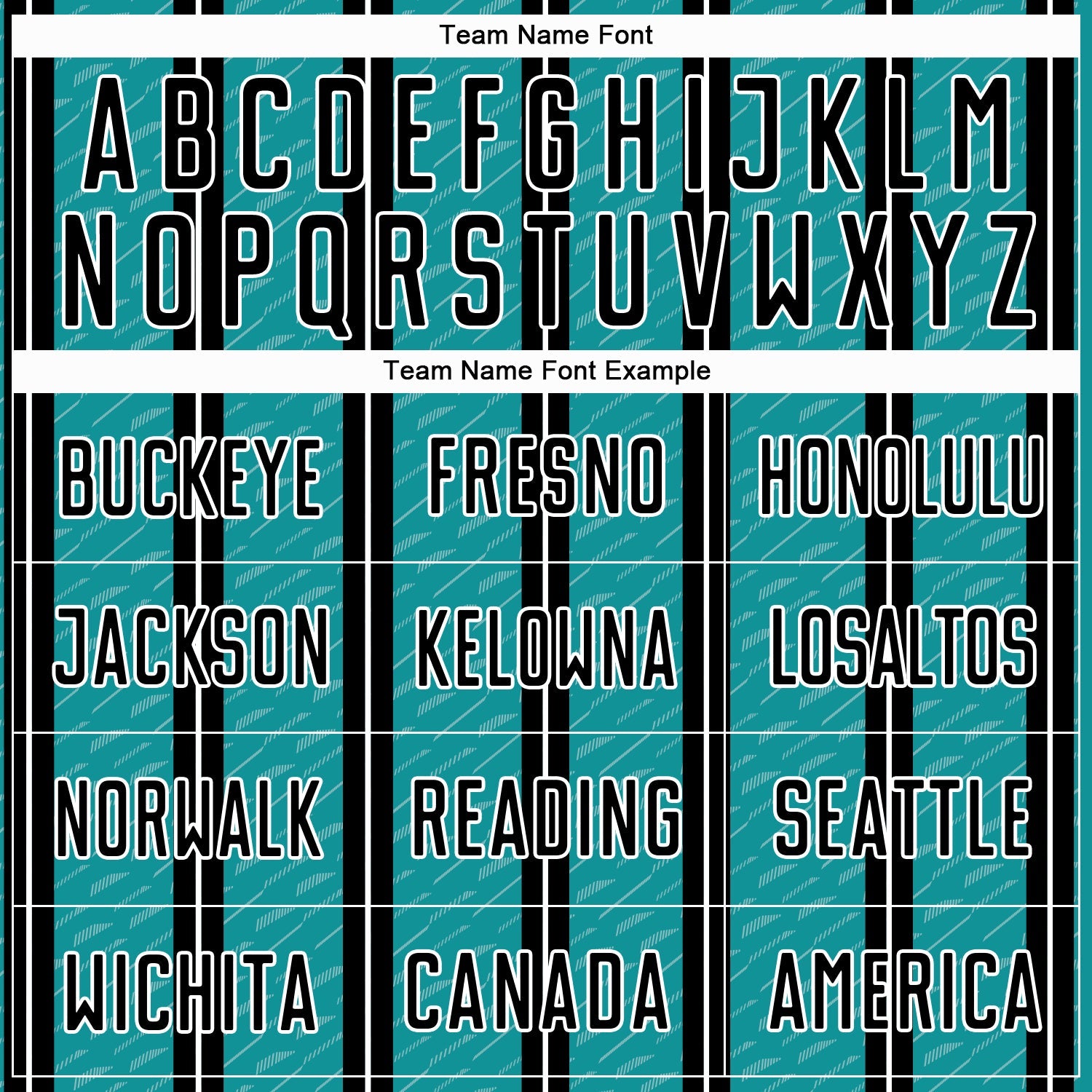 Custom Black Teal-White Line Sublimation Soccer Uniform Jersey