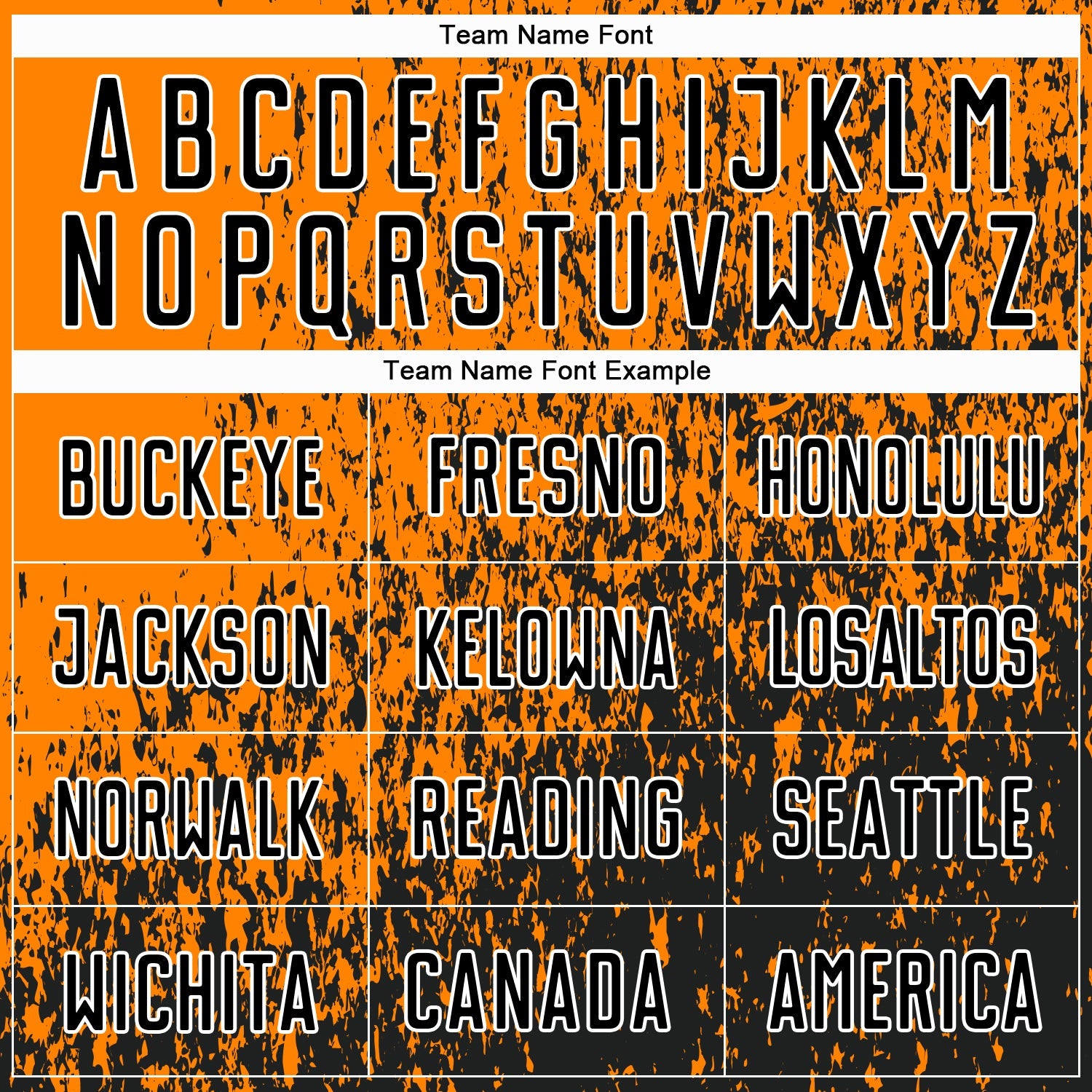 Custom Bay Orange Black-White Abstract Fragment Art Sublimation Soccer Uniform Jersey