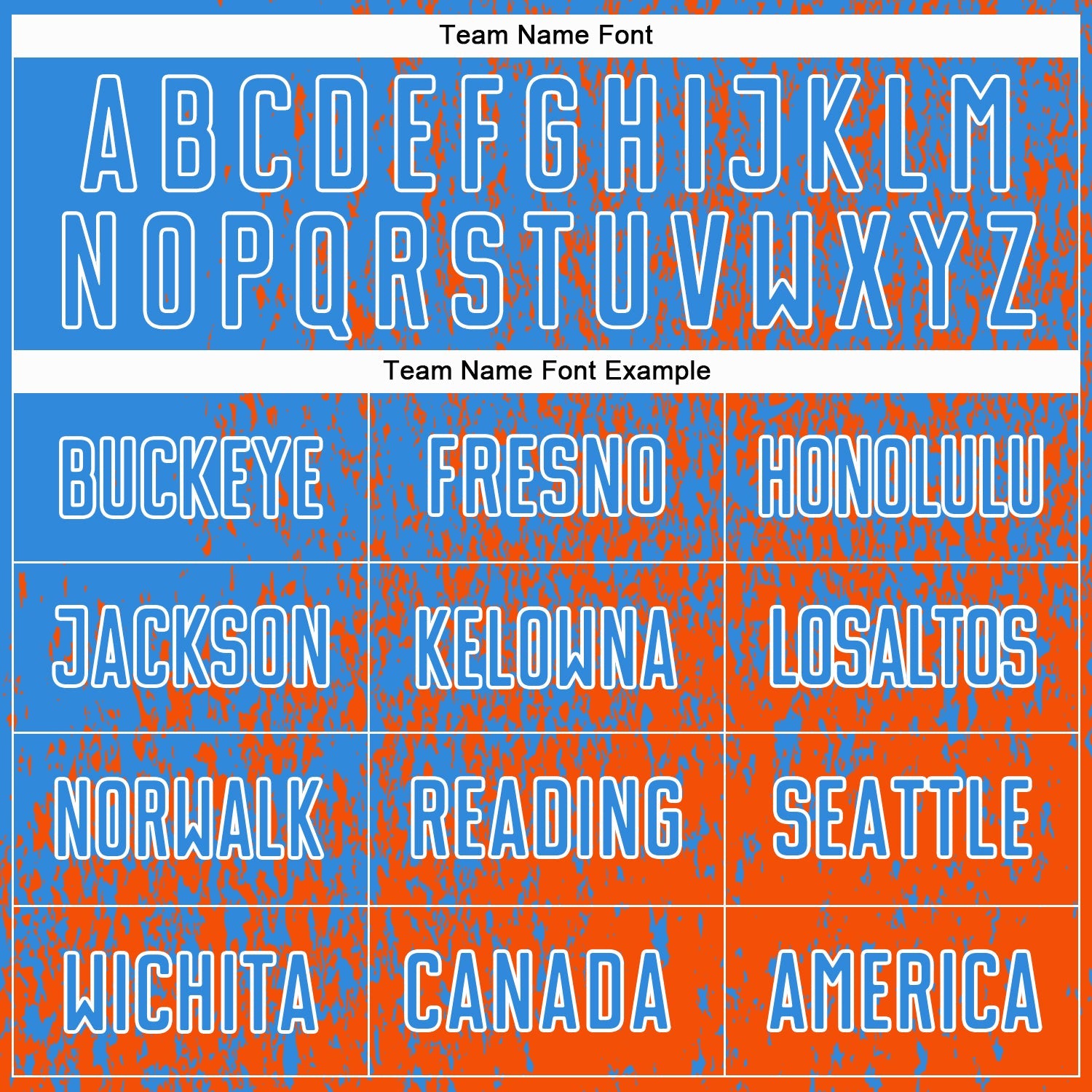 Custom Powder Blue Orange-White Abstract Fragment Art Sublimation Soccer Uniform Jersey