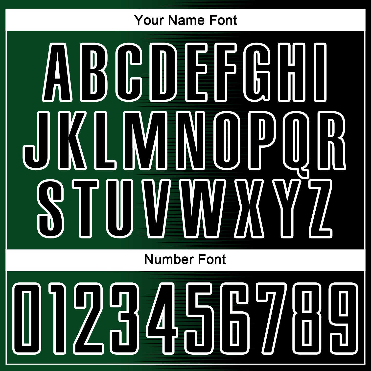 Custom Black Green-White Gradient Line Sublimation Soccer Uniform Jersey