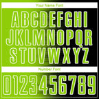 Custom Black Neon Green-White Gradient Line Sublimation Soccer Uniform Jersey