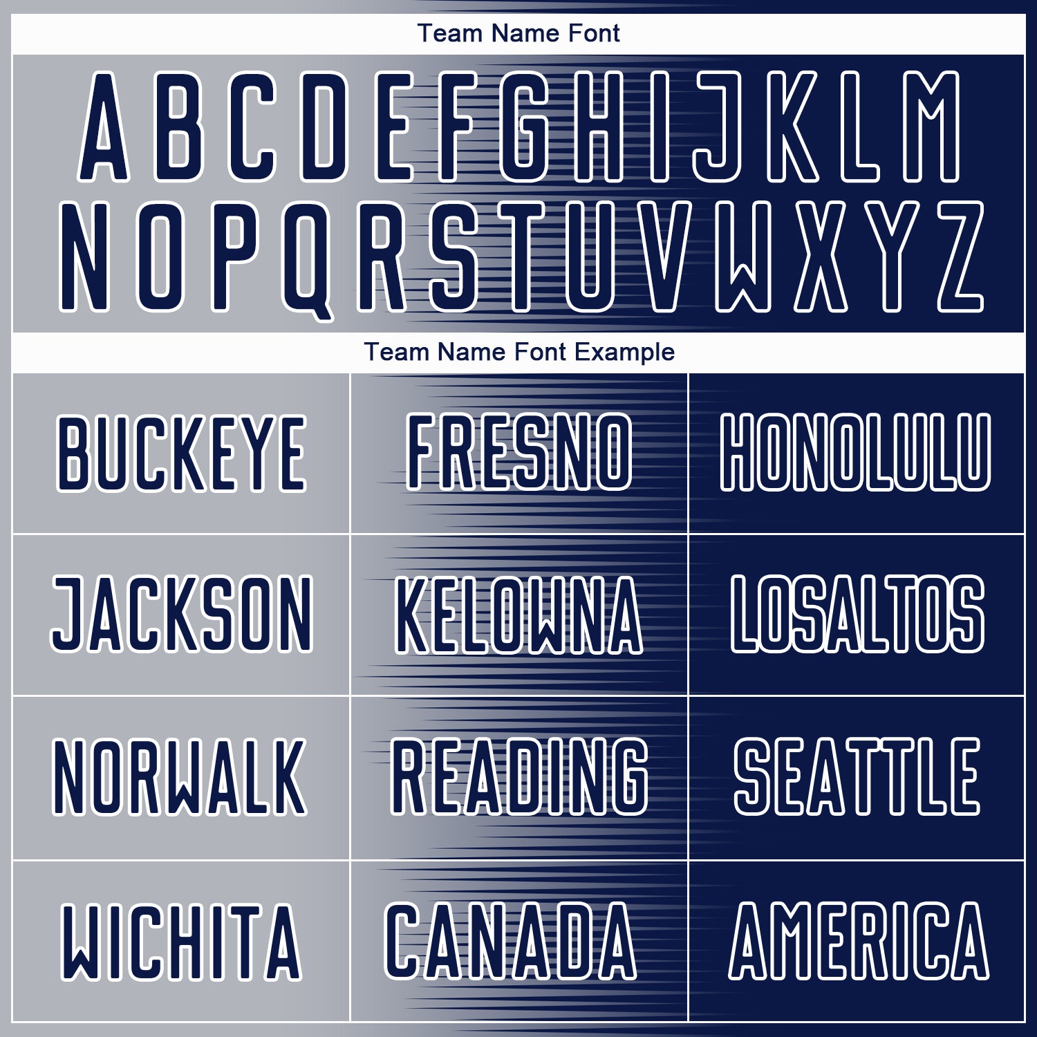 Custom Navy Gray-White Gradient Line Sublimation Soccer Uniform Jersey