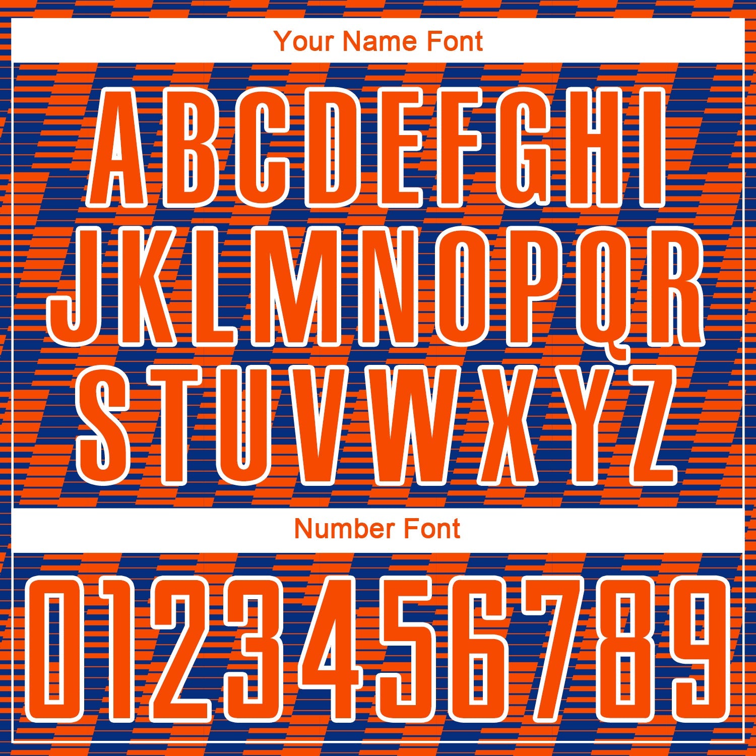 Custom Royal Orange-White Line Sublimation Soccer Uniform Jersey