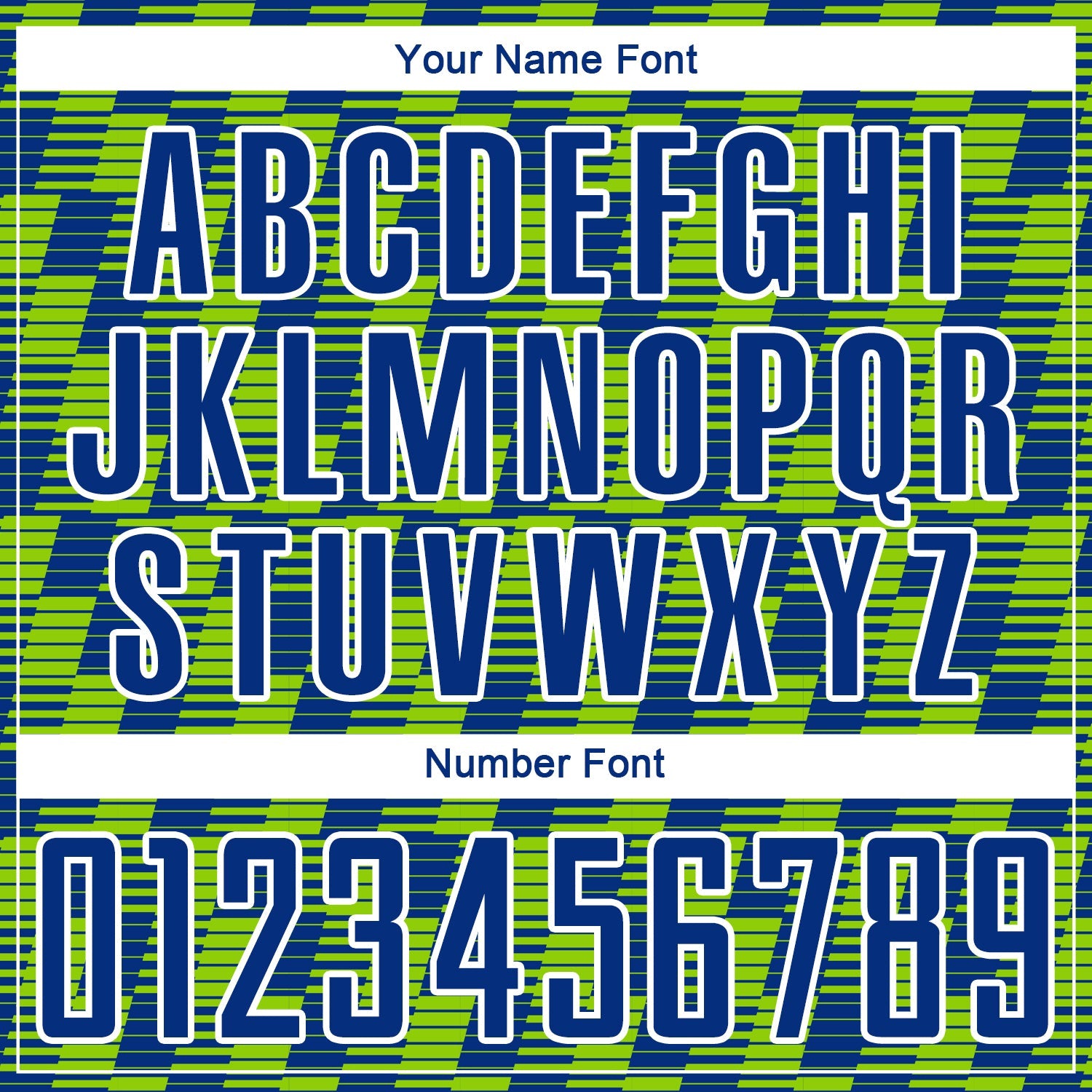 Custom Royal Neon Green-White Line Sublimation Soccer Uniform Jersey