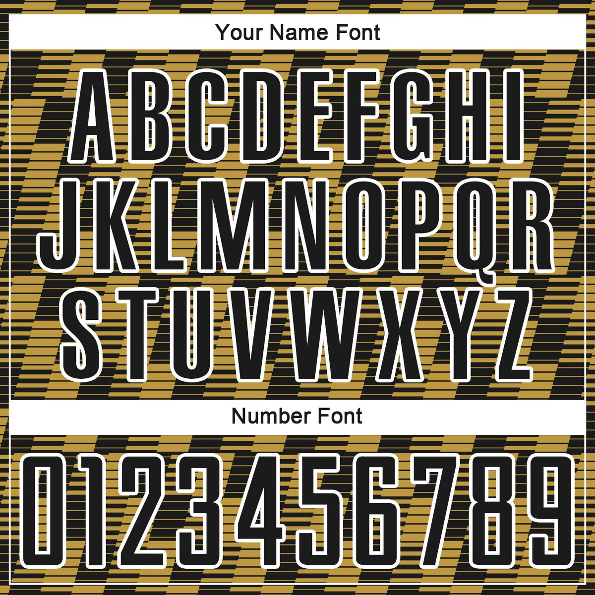 Custom Black Old Gold-White Line Sublimation Soccer Uniform Jersey