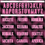 Custom Black Pink-White Line Sublimation Soccer Uniform Jersey