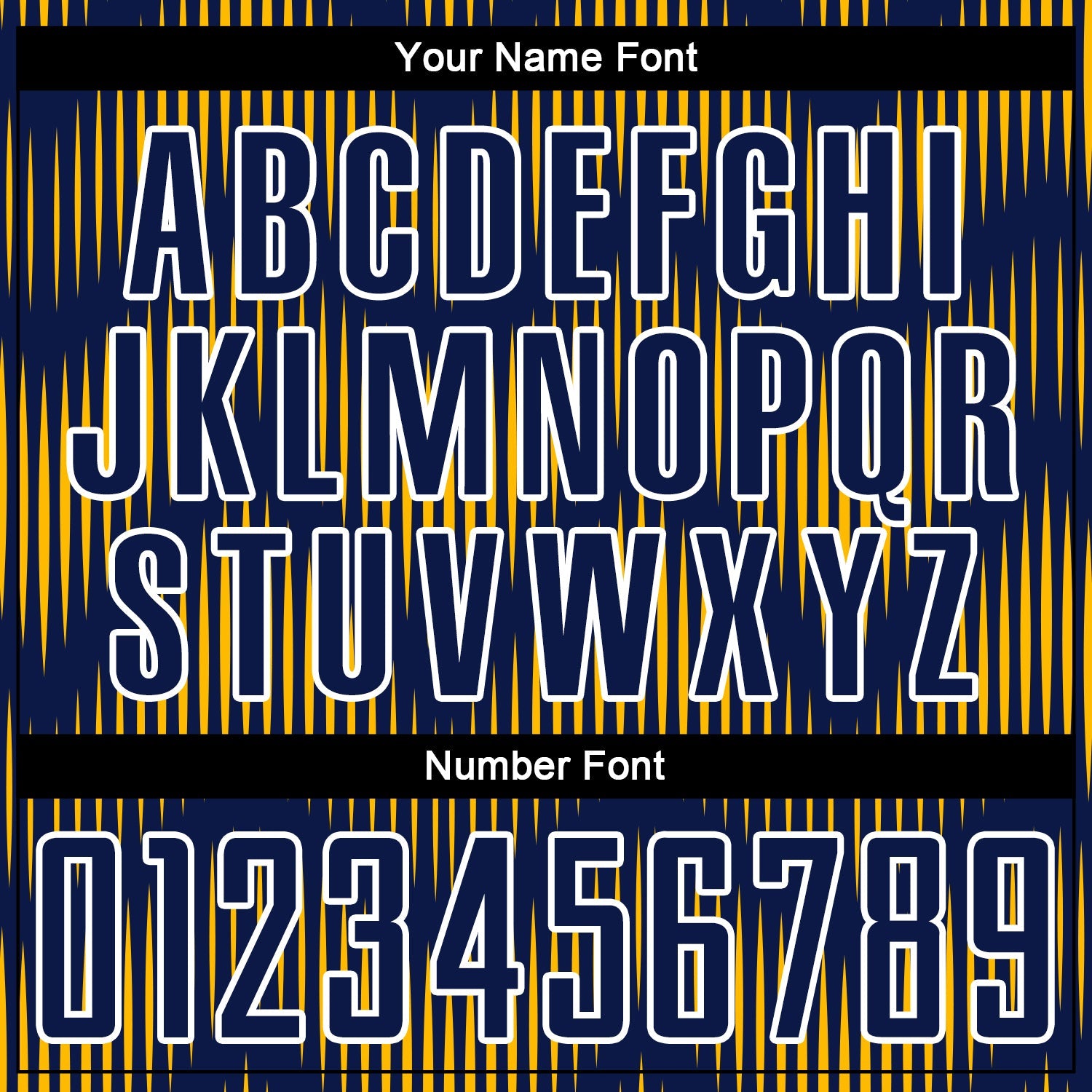 Custom Navy Gold-White Line Sublimation Soccer Uniform Jersey
