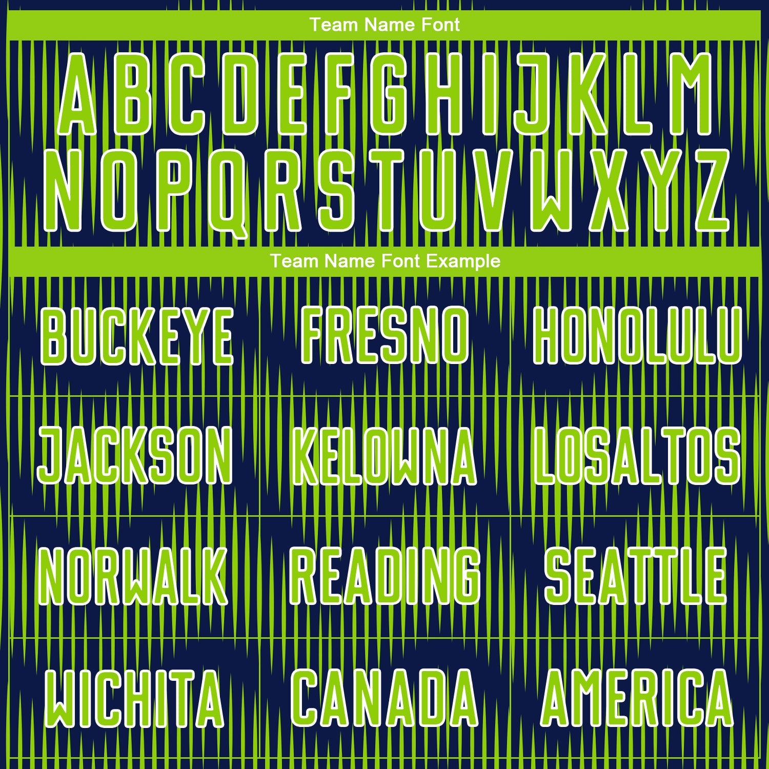 Custom Navy Neon Green-White Line Sublimation Soccer Uniform Jersey