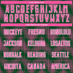 Custom Green Pink-White Line Sublimation Soccer Uniform Jersey