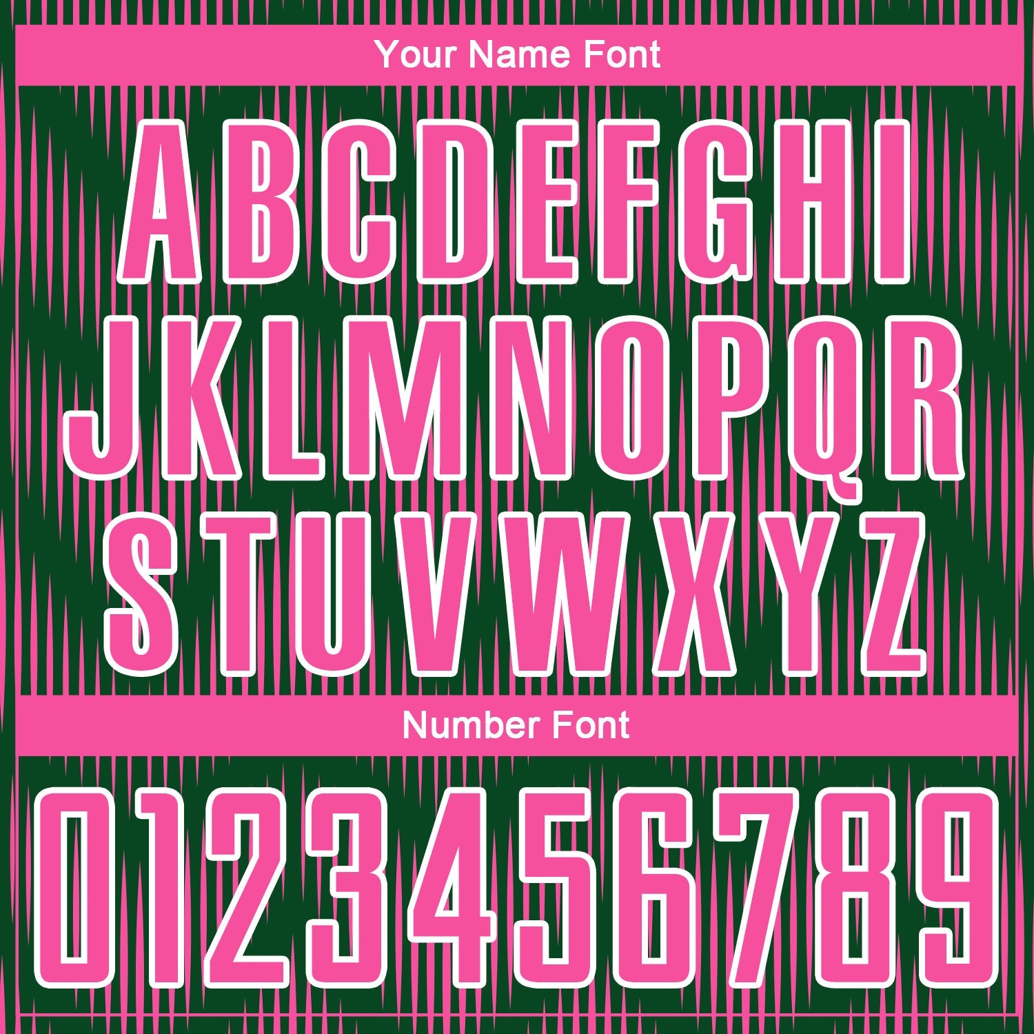 Custom Green Pink-White Line Sublimation Soccer Uniform Jersey