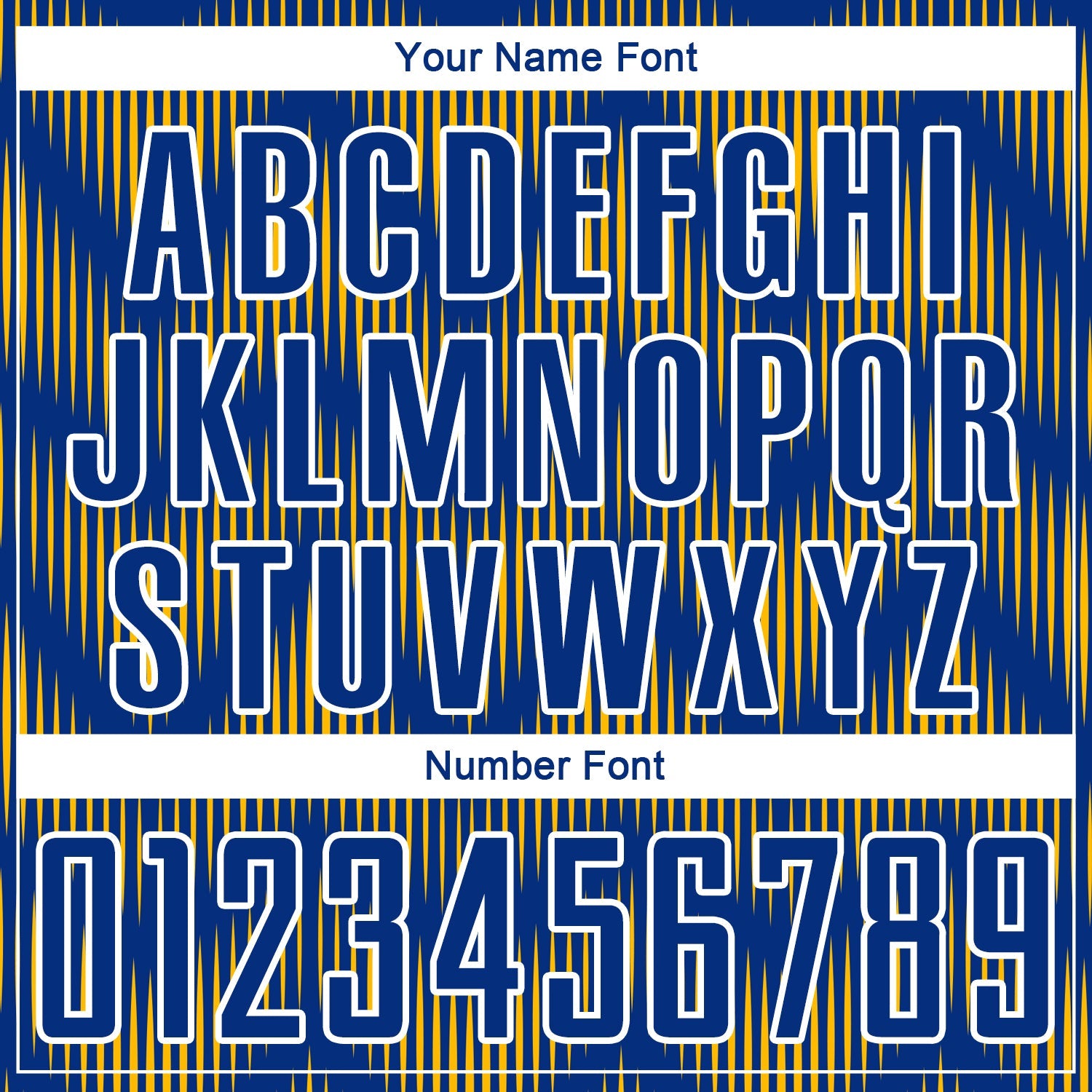 Custom Royal Gold-White Line Sublimation Soccer Uniform Jersey