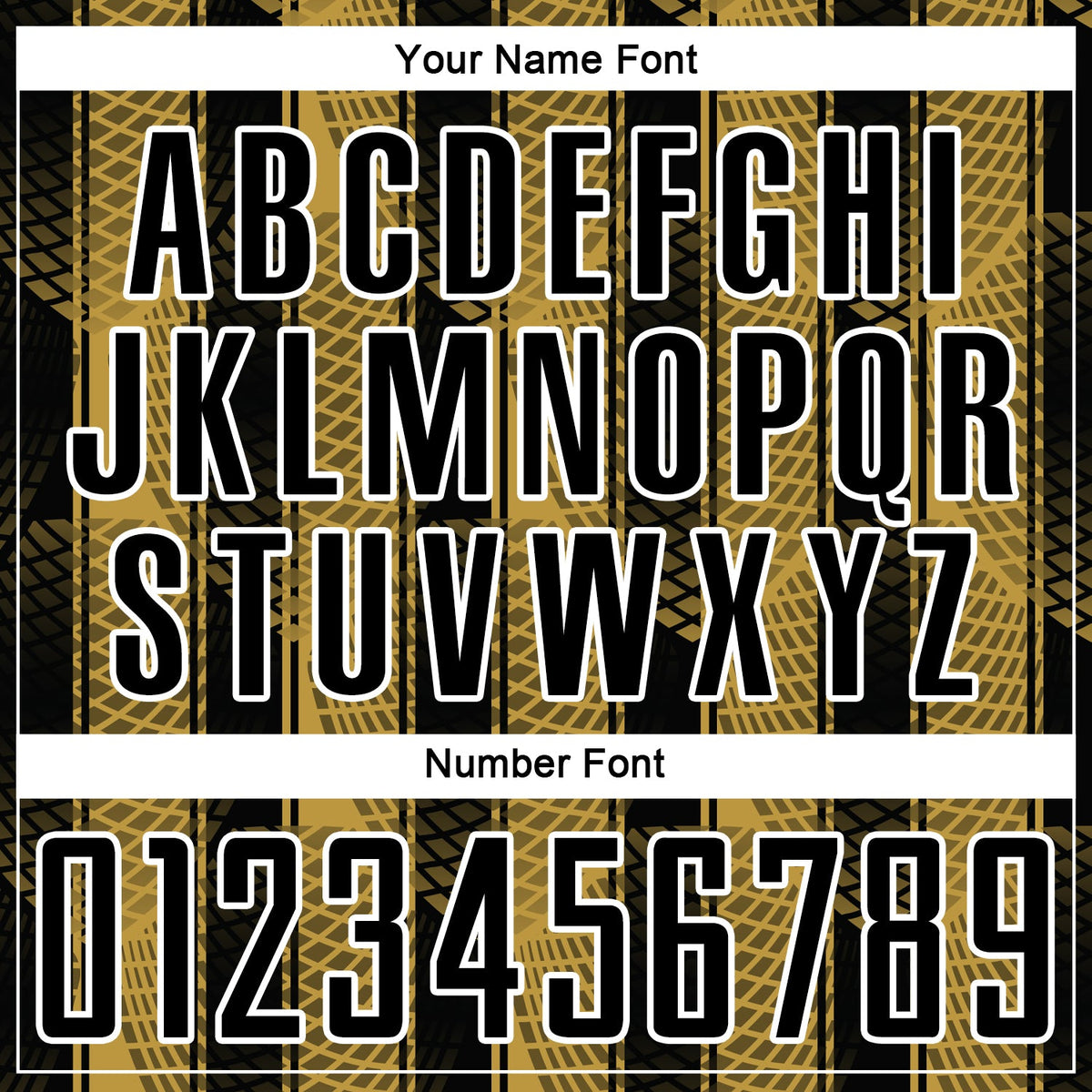 Custom Black Old Gold-White Abstract Network Sublimation Soccer Uniform Jersey