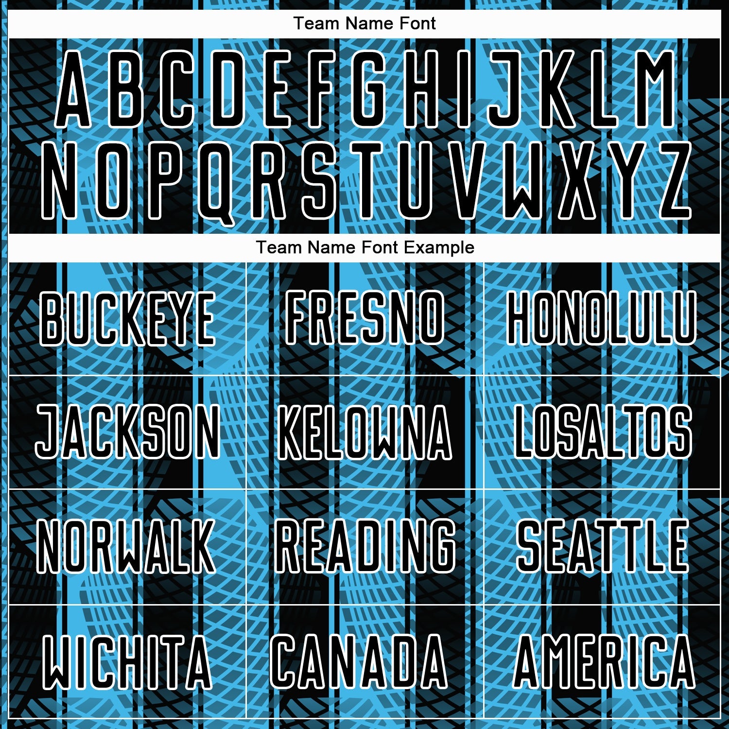 Custom Black Sky Blue-White Abstract Network Sublimation Soccer Uniform Jersey