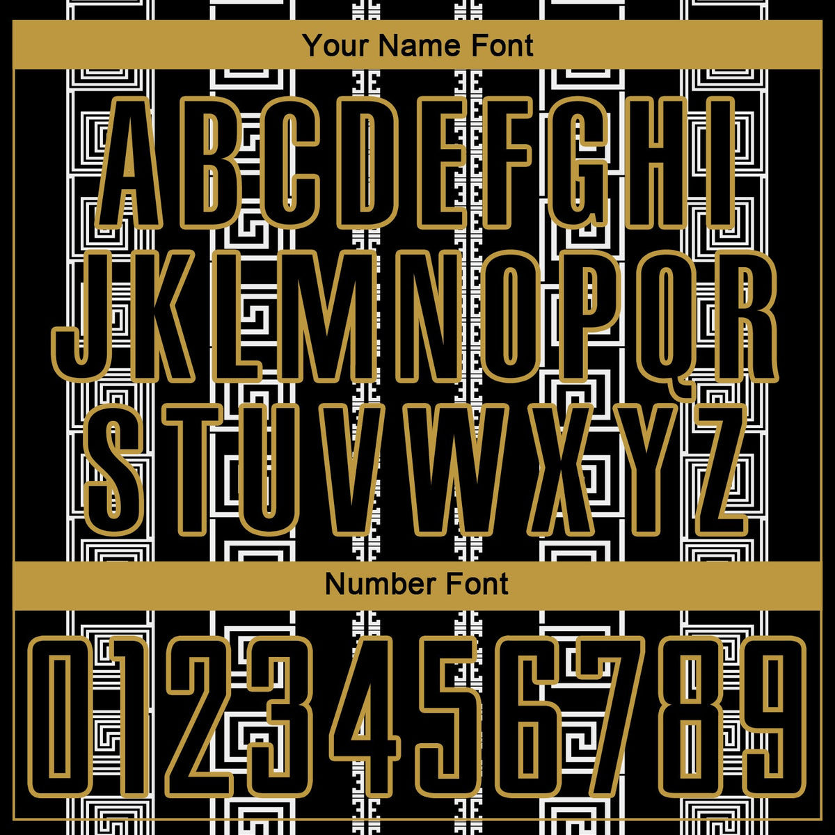 Custom Black Old Gold-White Geometric Shape Sublimation Soccer Uniform Jersey