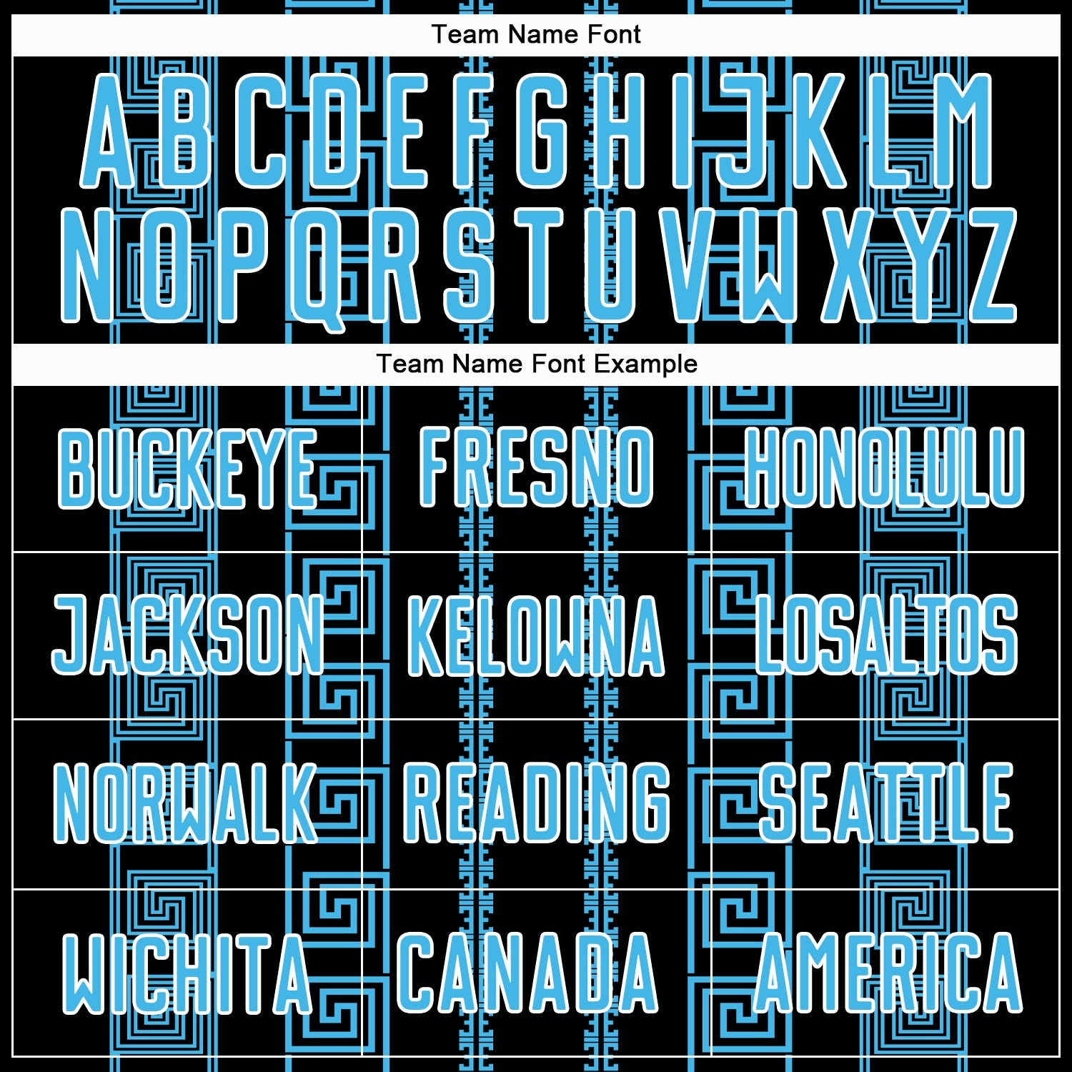 Custom Black Sky Blue-White Geometric Shape Sublimation Soccer Uniform Jersey