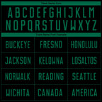 Custom Black Kelly Green Sublimation Soccer Uniform Jersey