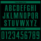 Custom Black Kelly Green Sublimation Soccer Uniform Jersey