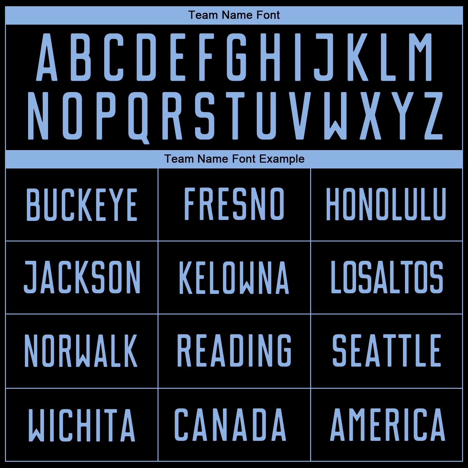 Custom Black Light Blue Sublimation Soccer Uniform Jersey