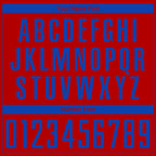 Custom Red Thunder Blue Sublimation Soccer Uniform Jersey