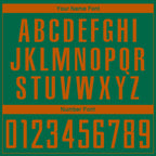 Custom Kelly Green Texas Orange Sublimation Soccer Uniform Jersey