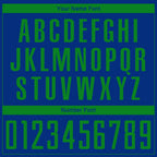 Custom Royal Grass Green Sublimation Soccer Uniform Jersey