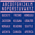 Custom Royal Light Pink Sublimation Soccer Uniform Jersey