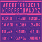 Custom Purple Pink Sublimation Soccer Uniform Jersey