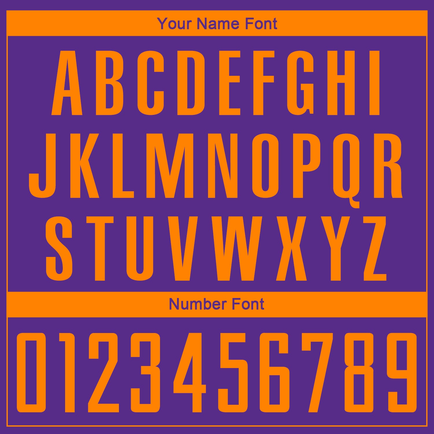 Custom Purple Bay Orange Sublimation Soccer Uniform Jersey