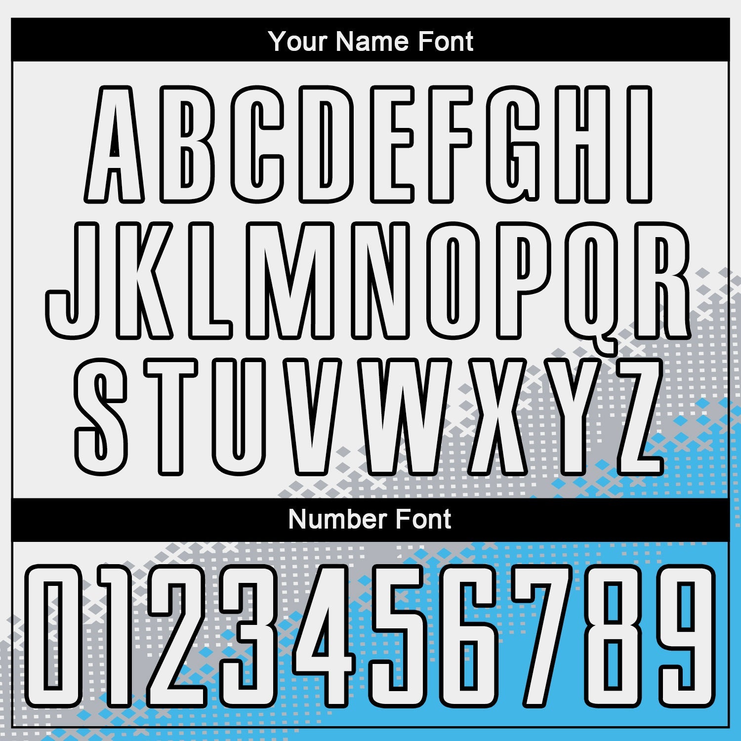 Custom White Gray Sky Blue-Black Gradient Geometric Shape Sublimation Soccer Uniform Jersey