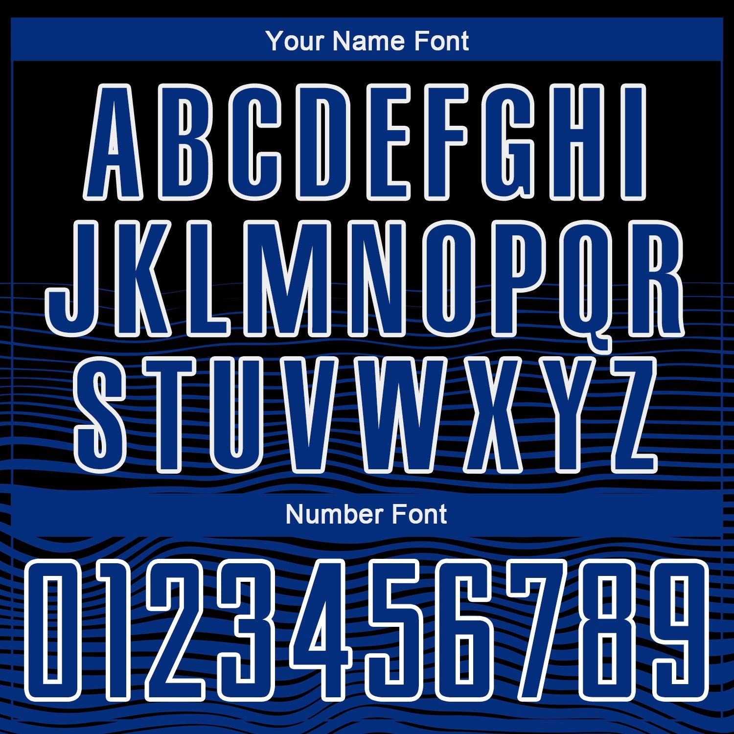 Custom Black Royal-White Gradient Line Sublimation Soccer Uniform Jersey