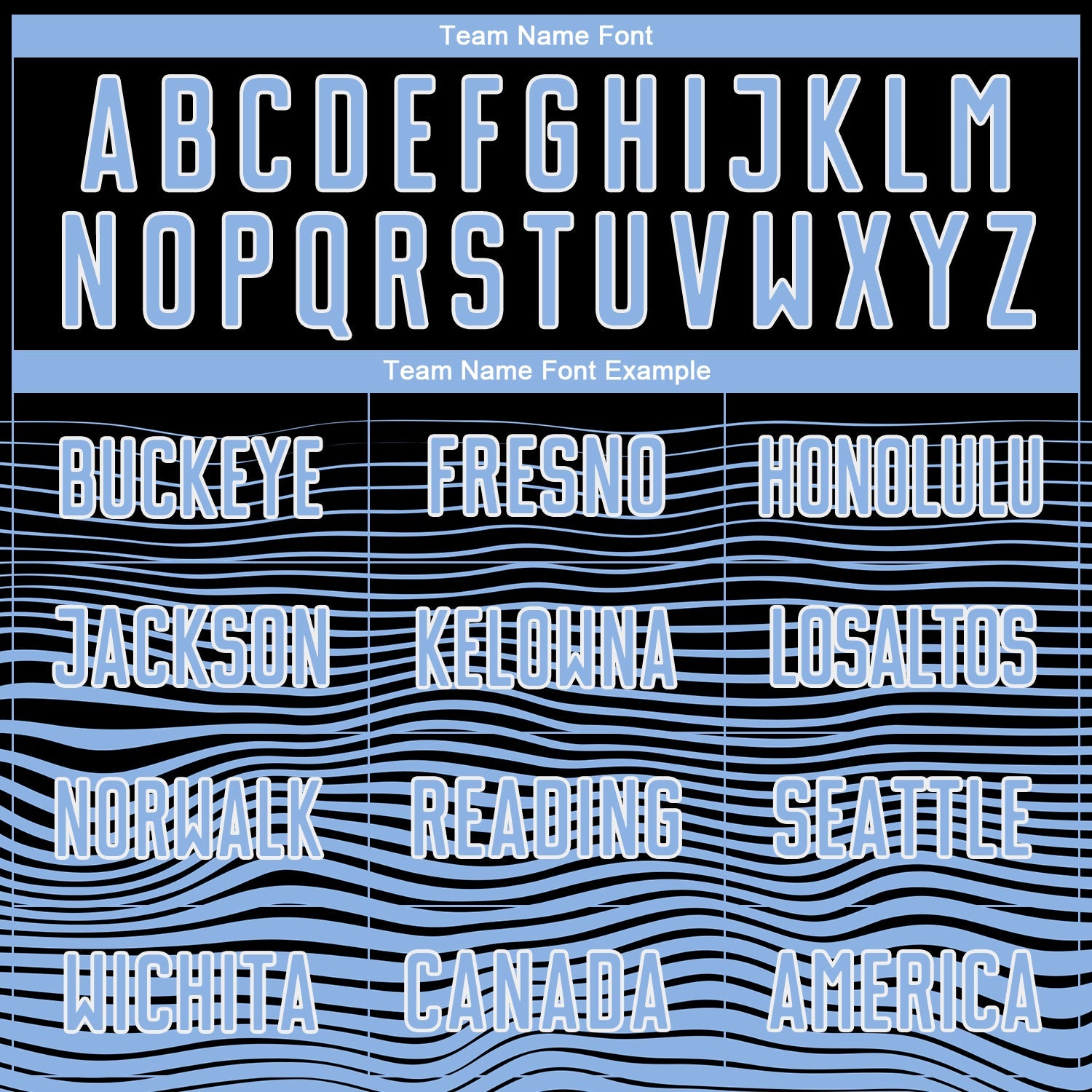 Custom Black Light Blue-White Gradient Line Sublimation Soccer Uniform Jersey