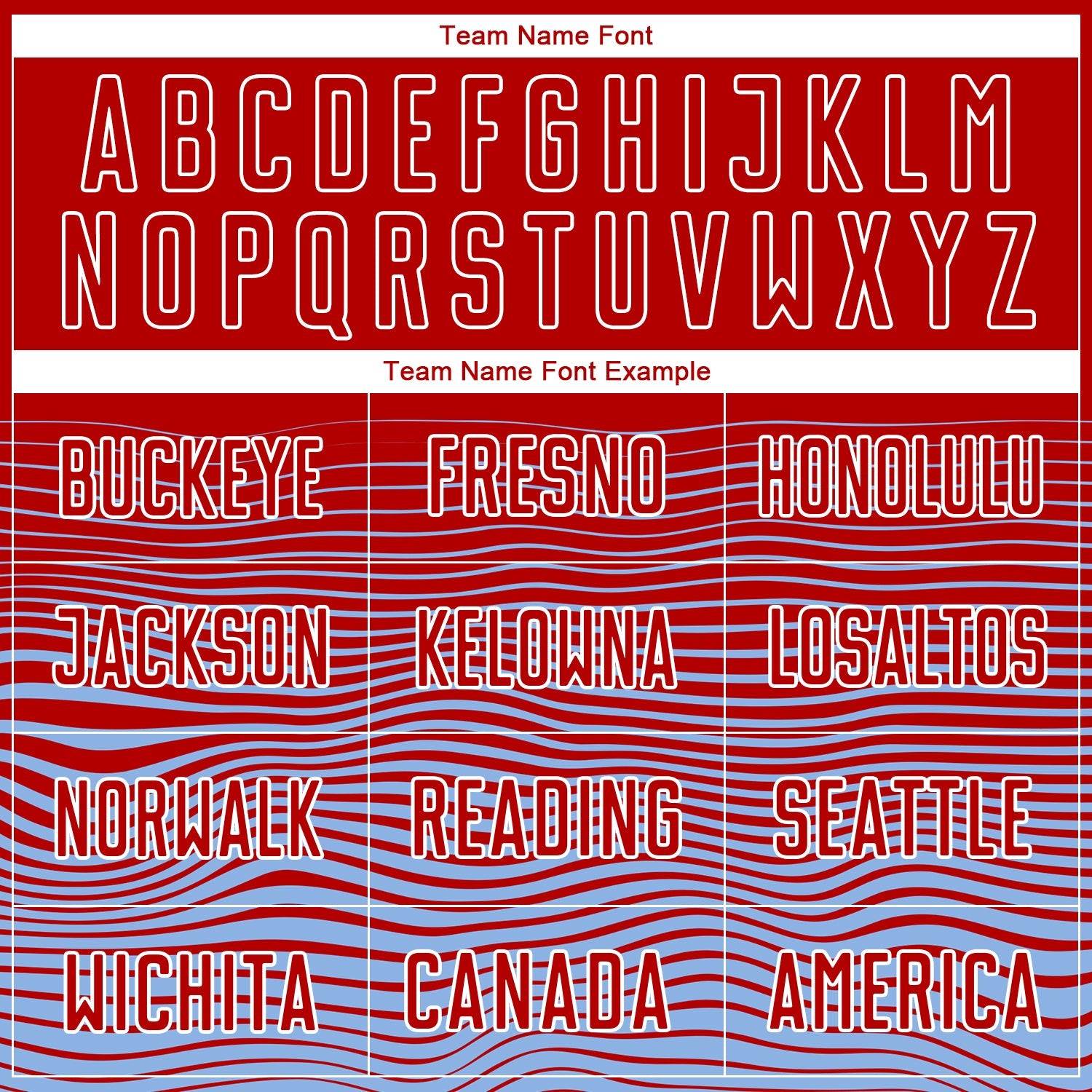 Custom Red Light Blue-White Gradient Line Sublimation Soccer Uniform Jersey