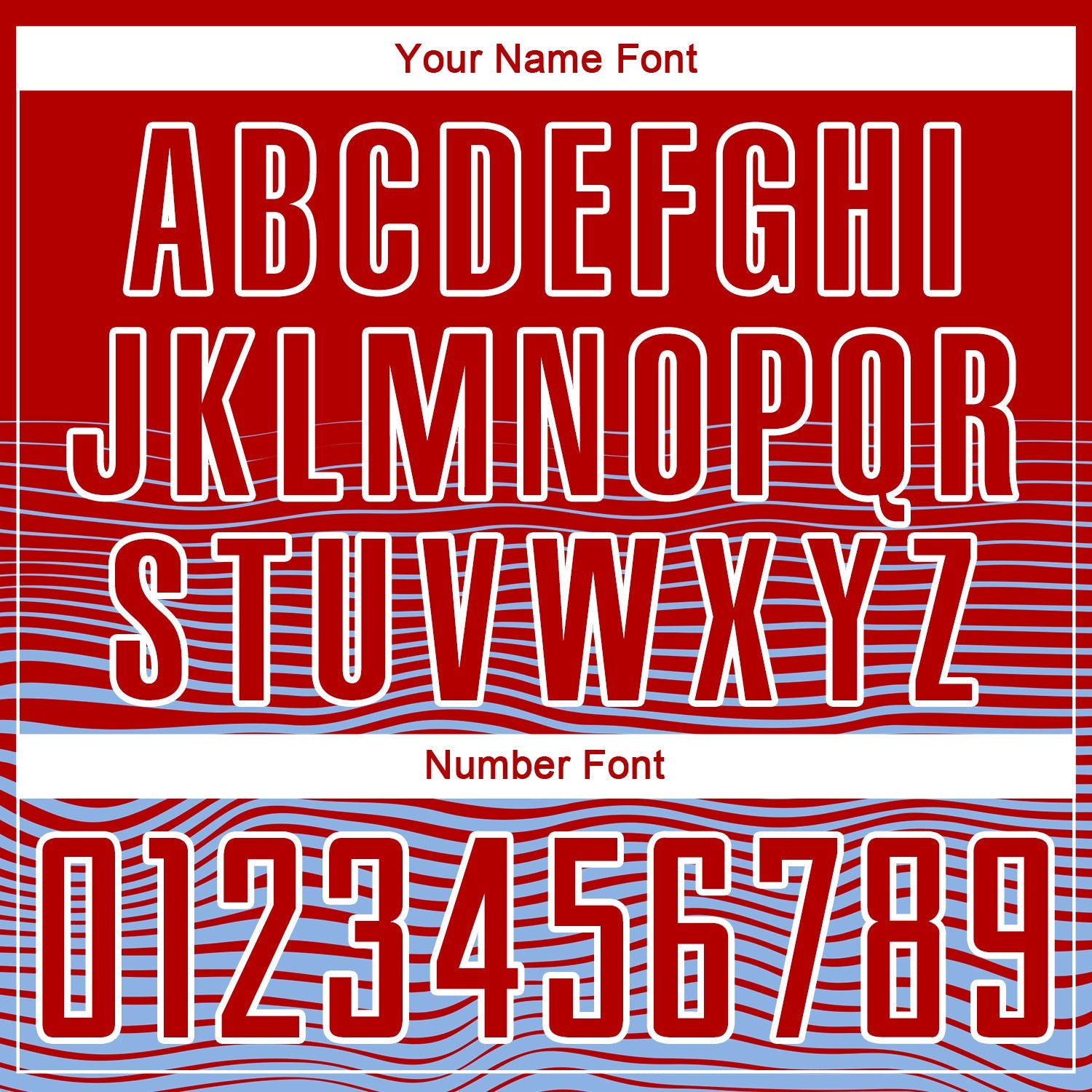 Custom Red Light Blue-White Gradient Line Sublimation Soccer Uniform Jersey