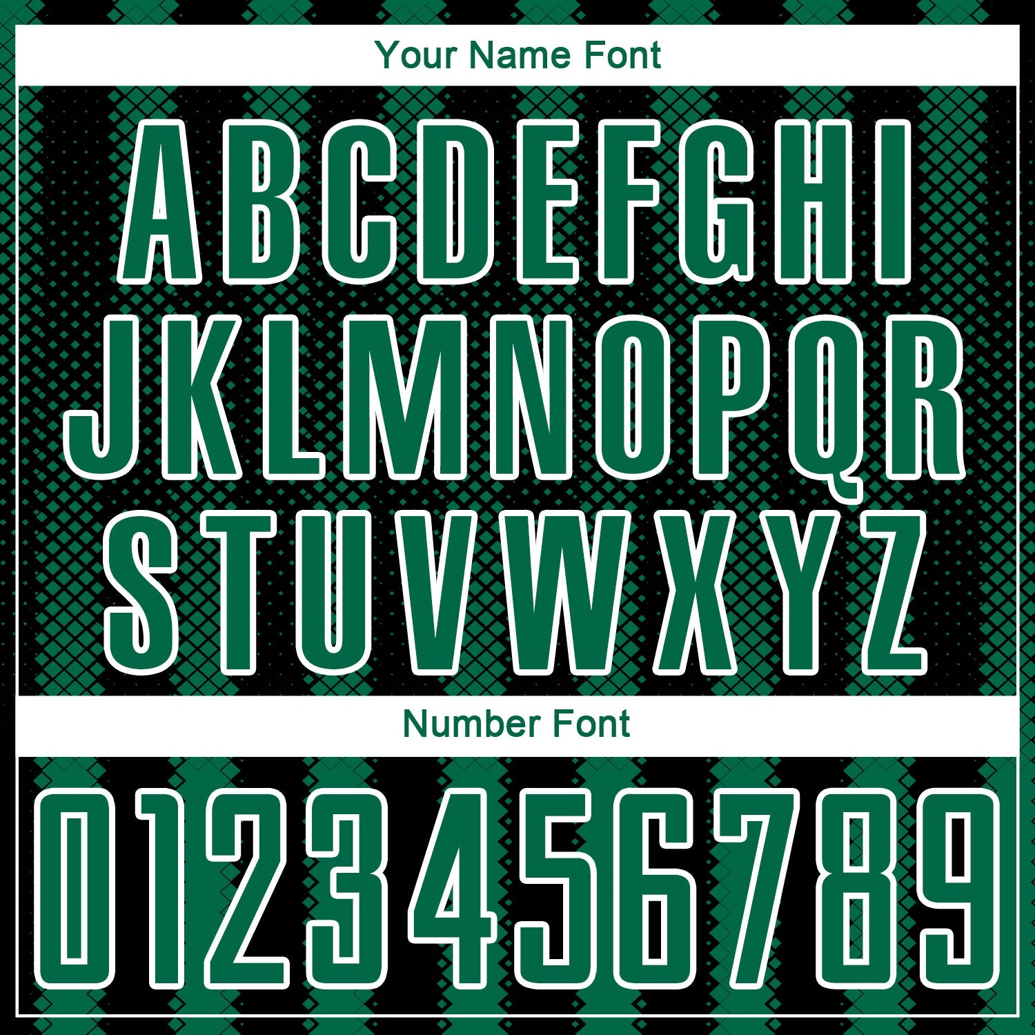 Custom Black Kelly Green-White Geometric Shape Sublimation Soccer Uniform Jersey