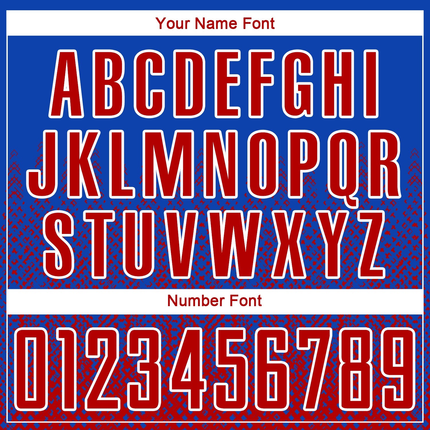 Custom Royal Red-White Geometric Shape Sublimation Soccer Uniform Jersey