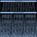 Custom Black Light Blue Geometric Shape Sublimation Soccer Uniform Jersey