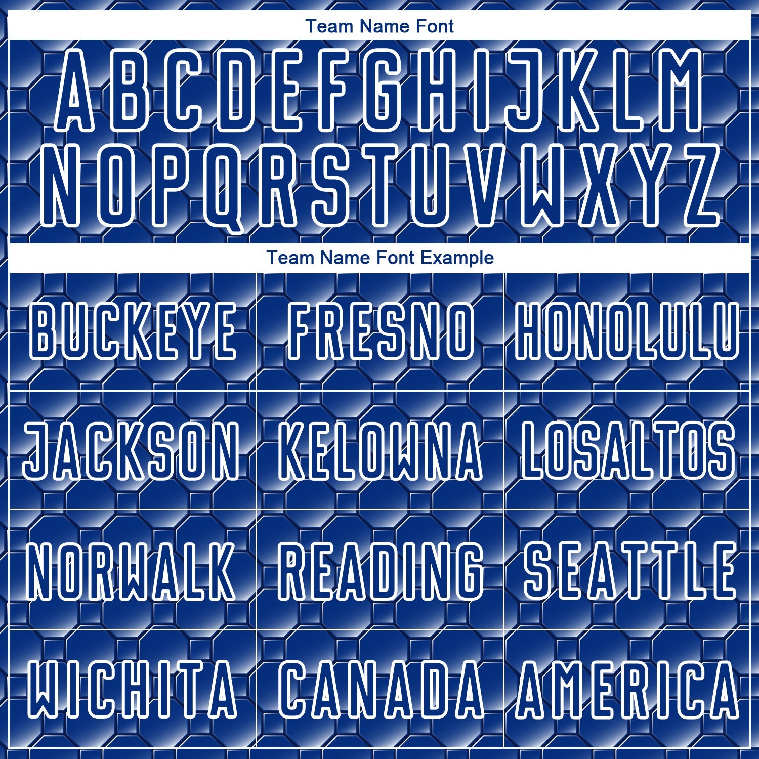 Custom Royal White Geometric Shape Sublimation Soccer Uniform Jersey