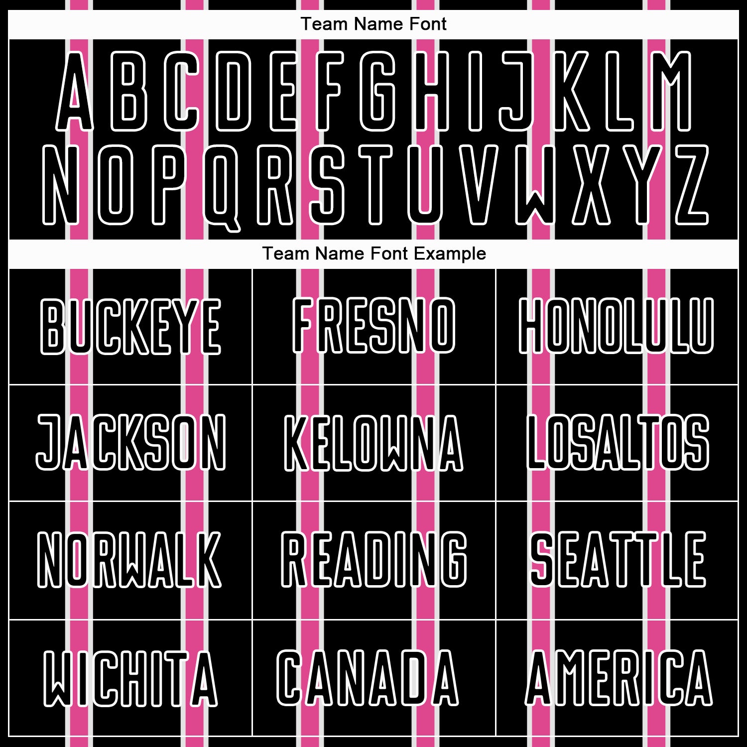 Custom Black Pink-White Stripe Line Sublimation Soccer Uniform Jersey