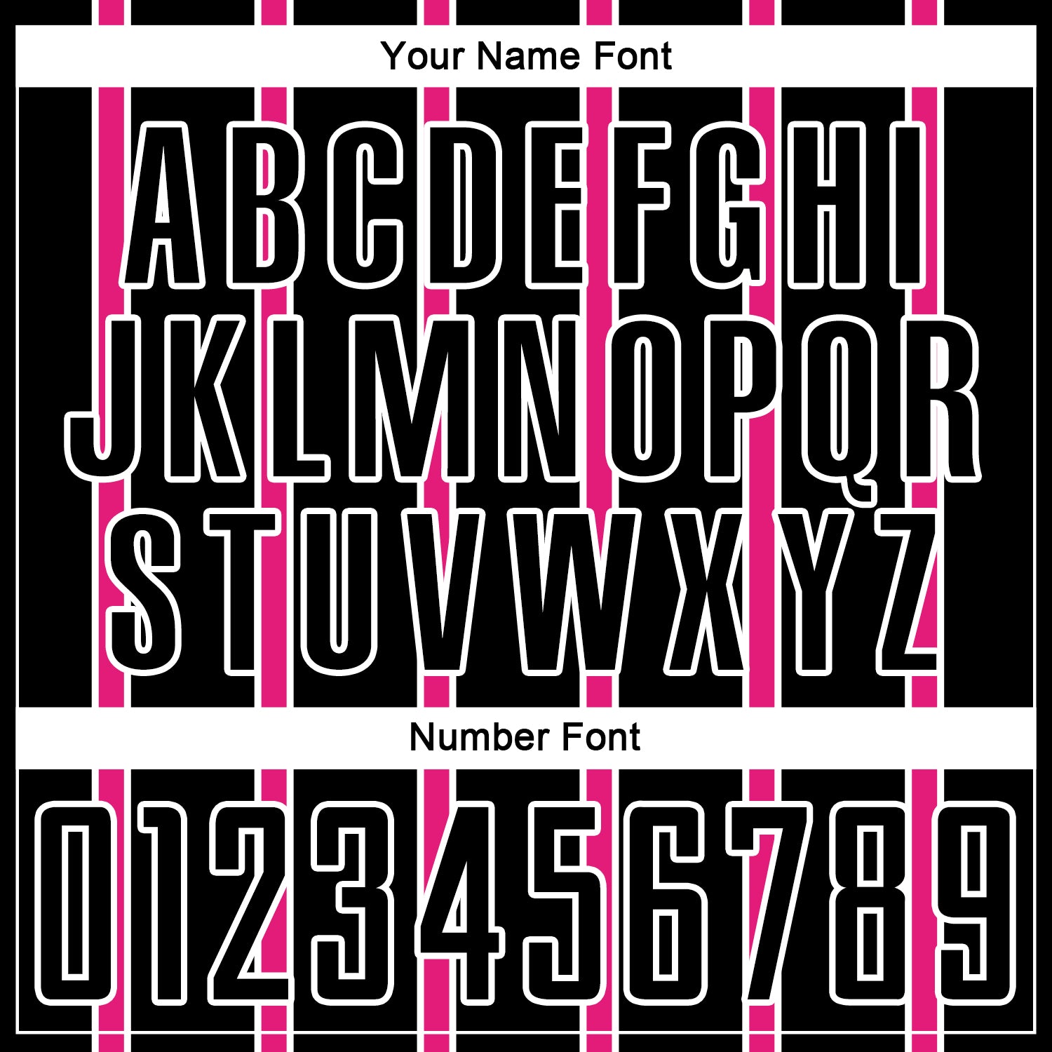 Custom Black Hot Pink-White Stripe Line Sublimation Soccer Uniform Jersey