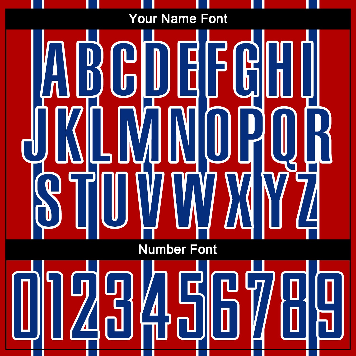 Custom Red Royal-White Stripe Line Sublimation Soccer Uniform Jersey