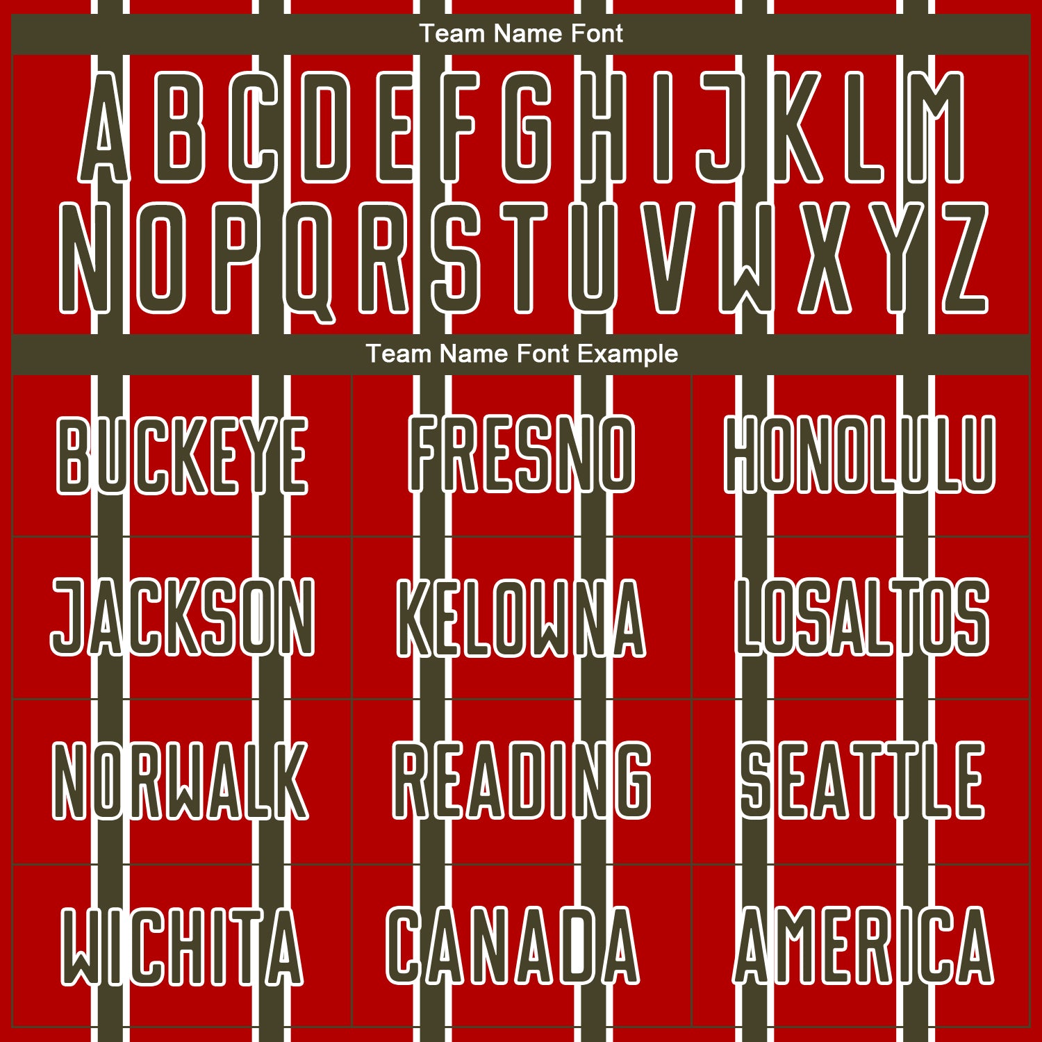 Custom Red Olive-White Stripe Line Sublimation Soccer Uniform Jersey