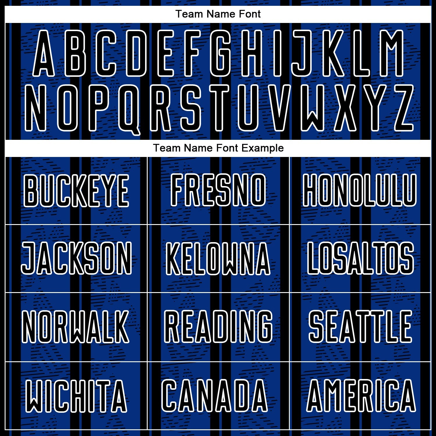 Custom Royal Black-White Stripe Line Sublimation Soccer Uniform Jersey