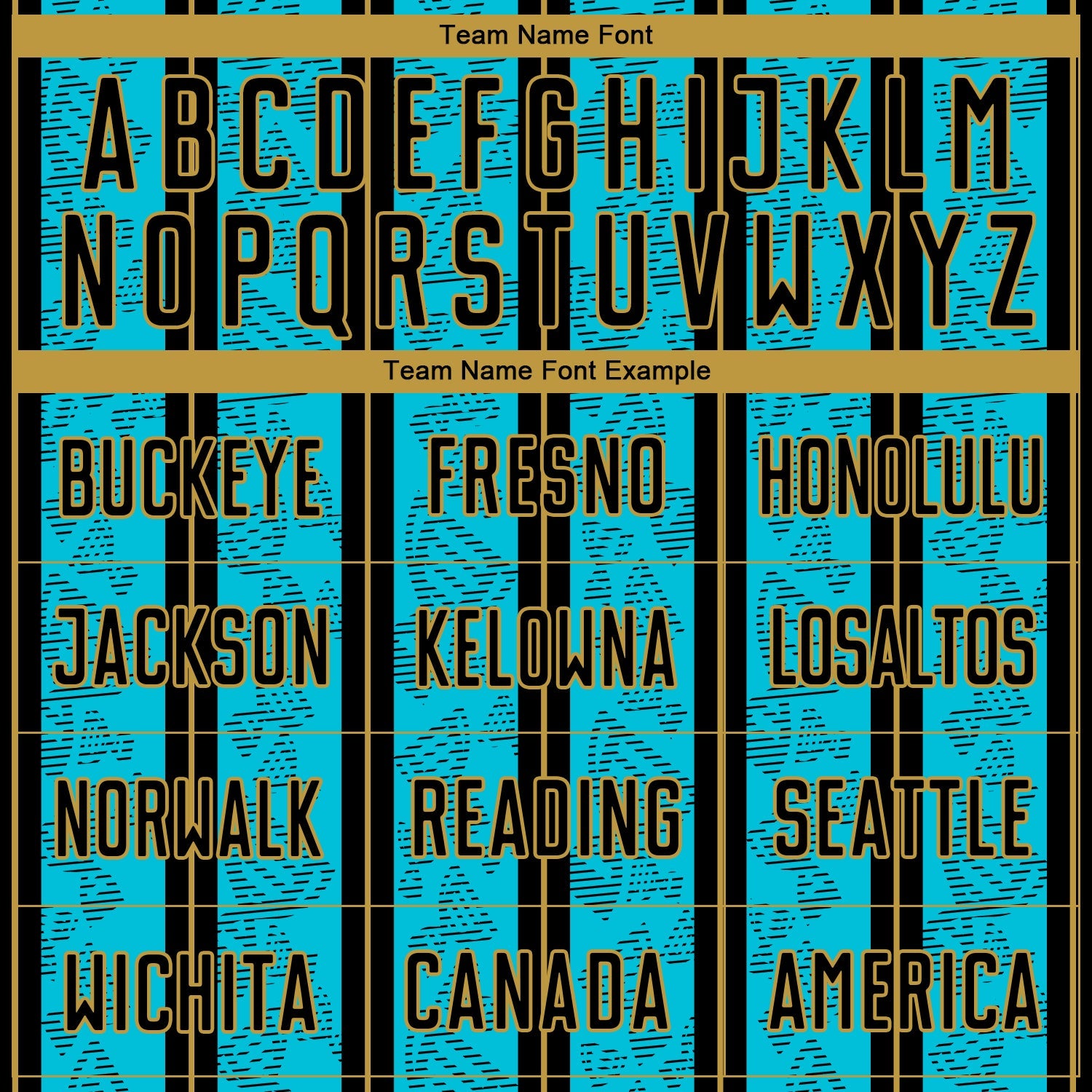 Custom Lakes Blue Black-Old Gold Stripe Line Sublimation Soccer Uniform Jersey