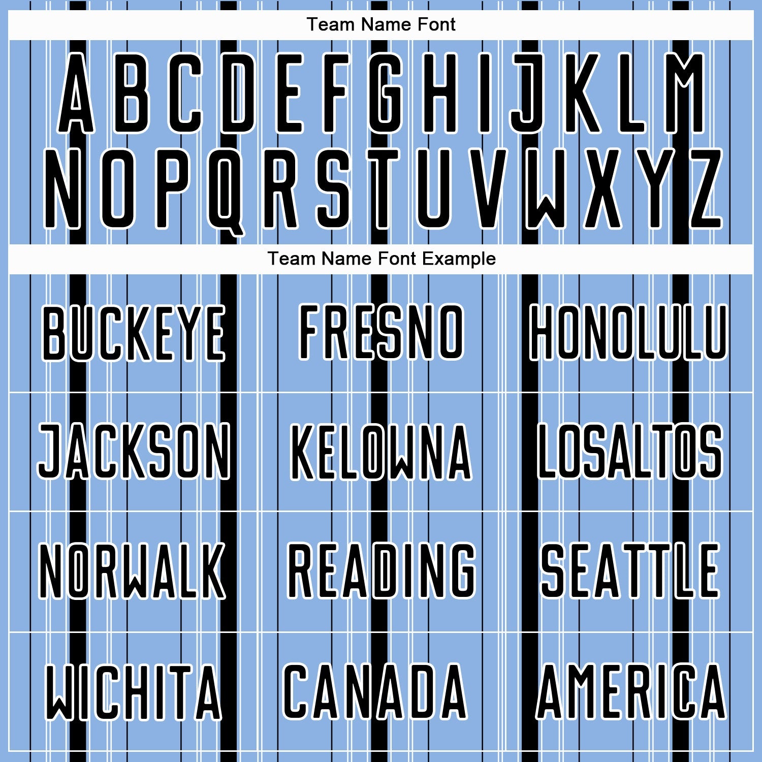 Custom Light Blue Black-White Stripe Sublimation Soccer Uniform Jersey